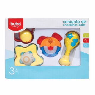 Conjunto de Cocalhos E Mordedores Buba - enxoval