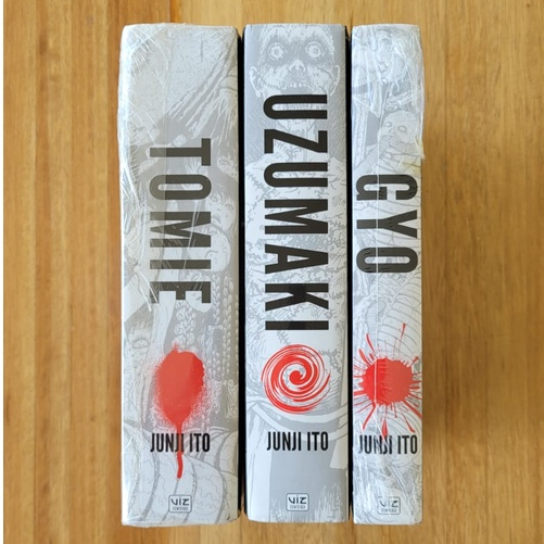 Mangás Junji Ito - Uzumaki, GYO, Tomie - Editora VIZ - Importado