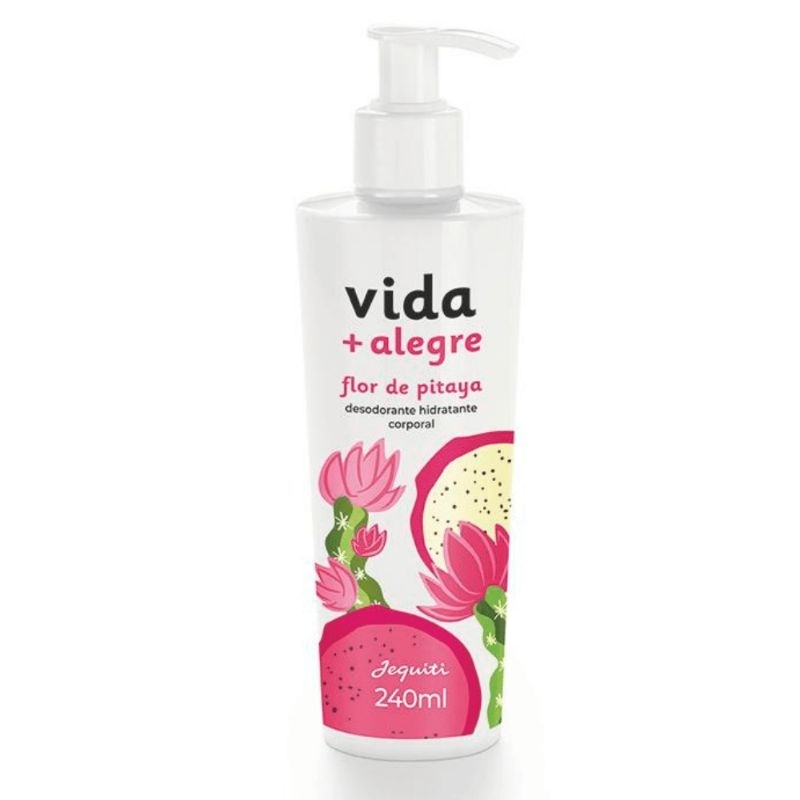 Creme Hidratante Corporal Vida Alegre Flor De Pitaya Jequiti Ml Shopee Brasil