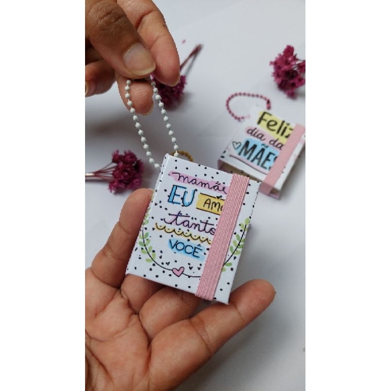 Chaveiro Post-it Personalizado Dia das mães.