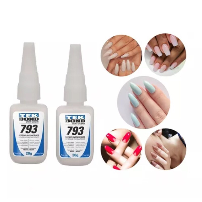 Cola Instantânea Multiuso Tek Bond 793 Acrigel Postiça Unidade