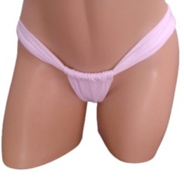 Calcinha Fio Dental Cortininha Tira Larga Sensual