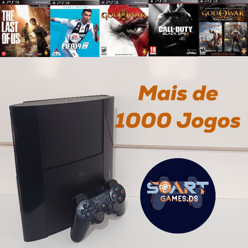 Ps3 Super Slim + Gta 5 + Fifa 19 + The Last Of Us - 45 Jogos