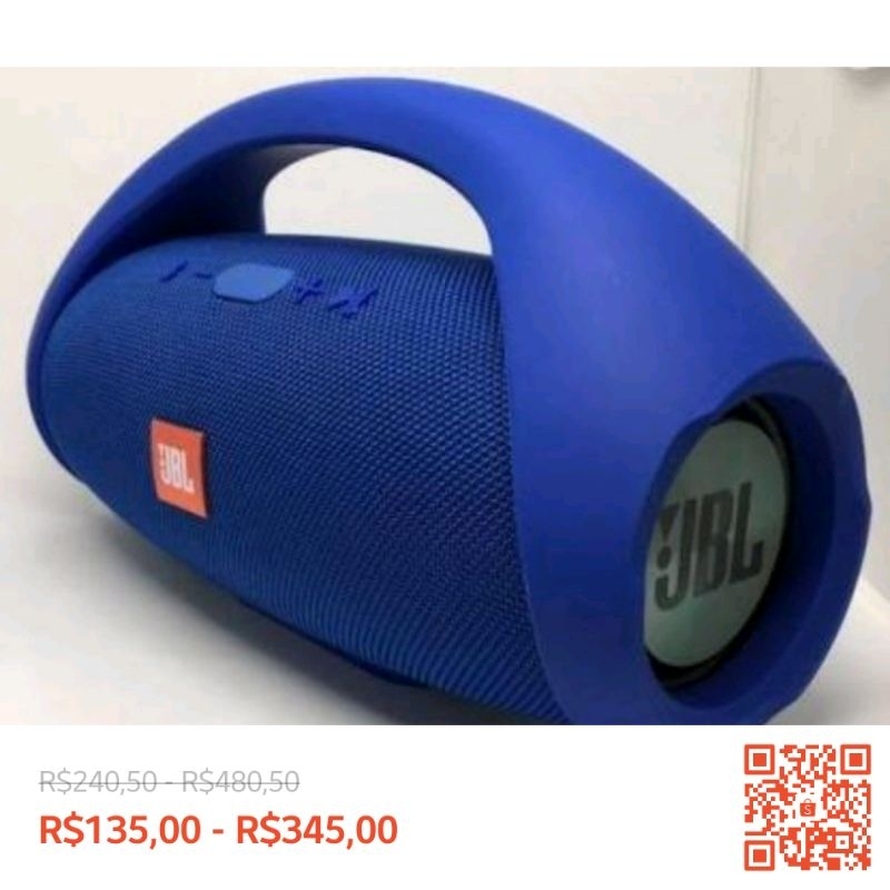 caixa de som Boombox JBL Grande Shopee Brasil