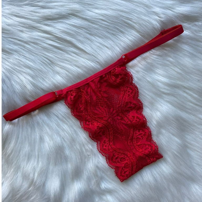 Calcinha de Renda Com Regulagem Lateral Lingerie | Shopee Brasil
