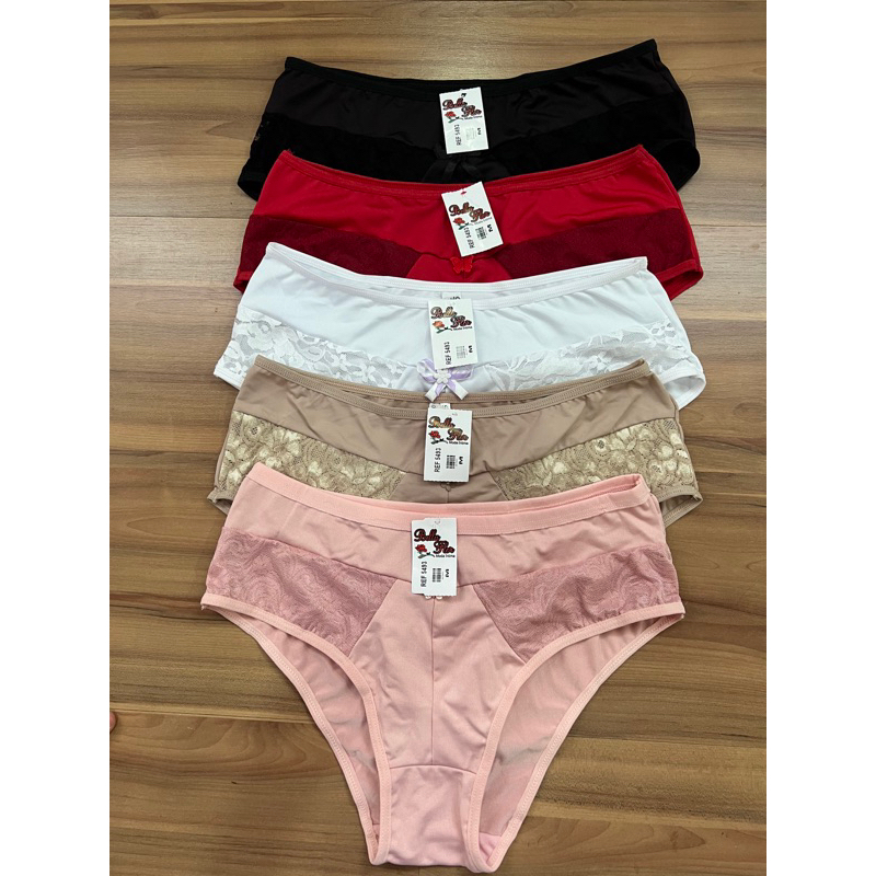 Kit com 10 Calcinhas Calçolas Cós Alto PLUS SIZE Lateral Larga Linda ...