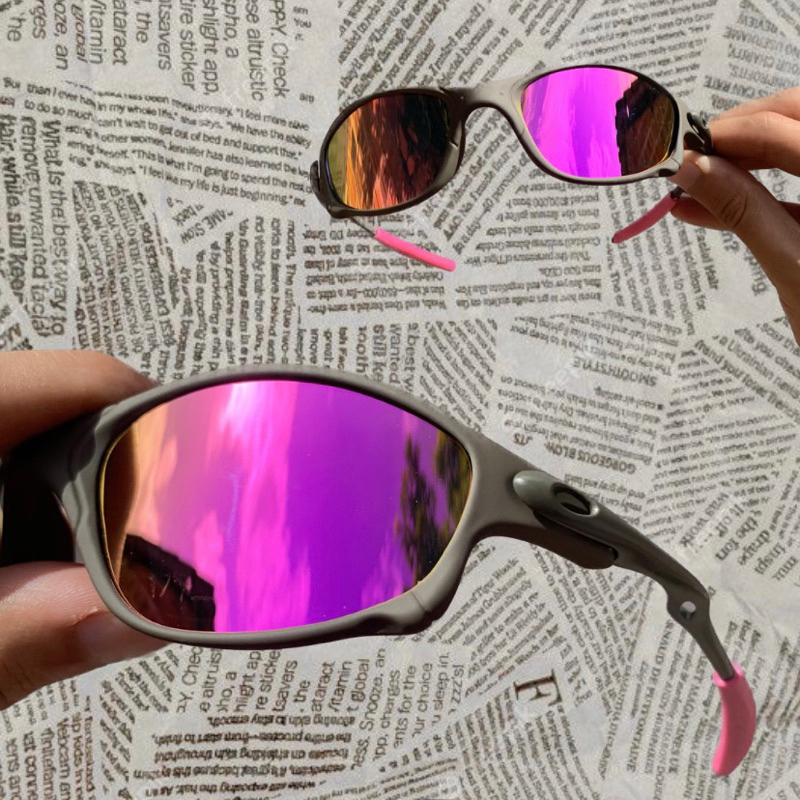 ÓCULOS DE SOL SPORT ROSA TIPO JULIETE