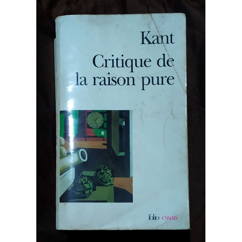 Livro Critique De La Raison Pure Kant (Importado) Shopee Brasil