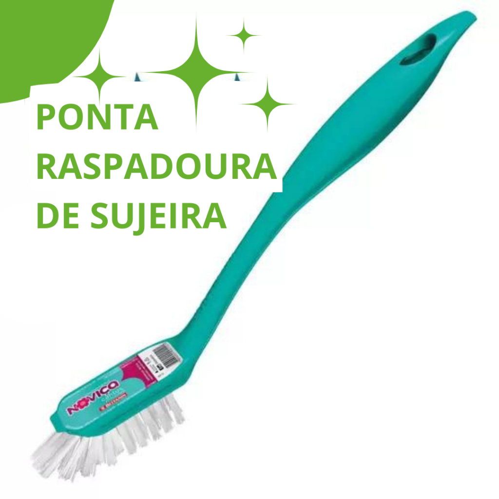 kit 2 Escovas NOVIÇA CANTOS Limpa Rejuntes