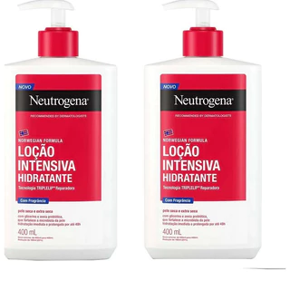 Hidratante Corporal Neutrogena Norwegian Intensivo Kit 2 unidade Com Fragrância 400ml