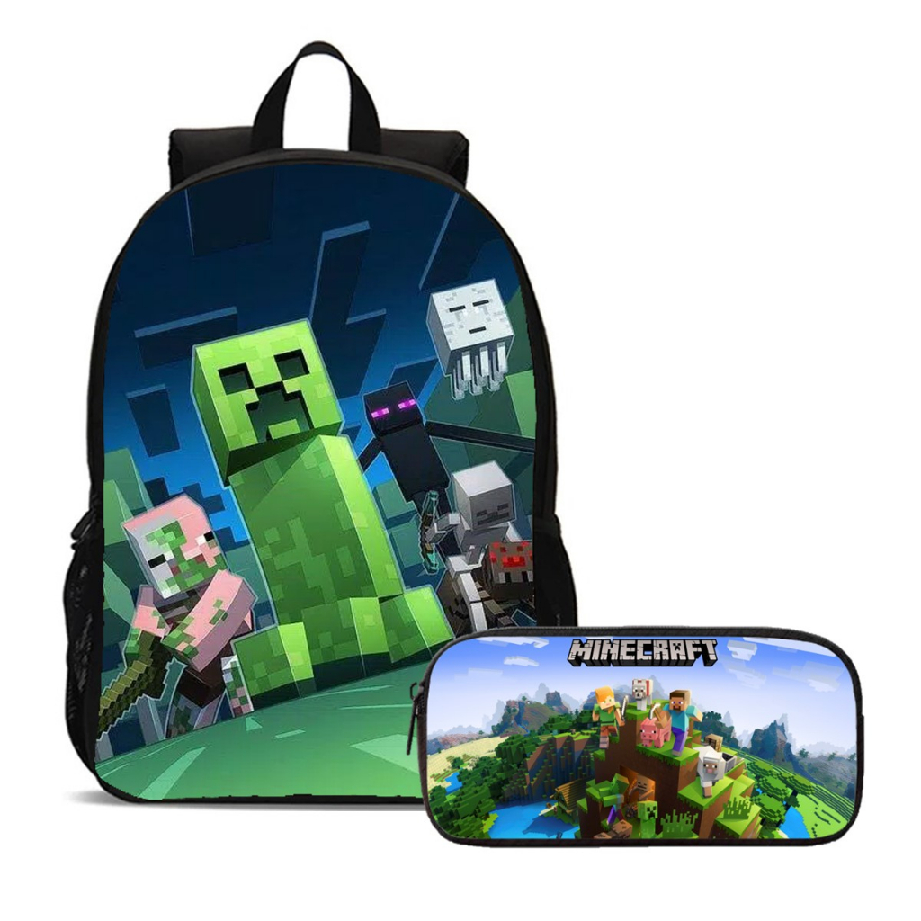 Mochila escolar jogo Minecraft - Short Fuse