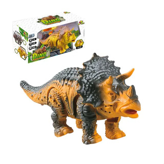 Brinquedo Dinossauro Triceratops Movimentos Luzes e Som - Dino - Art Brink