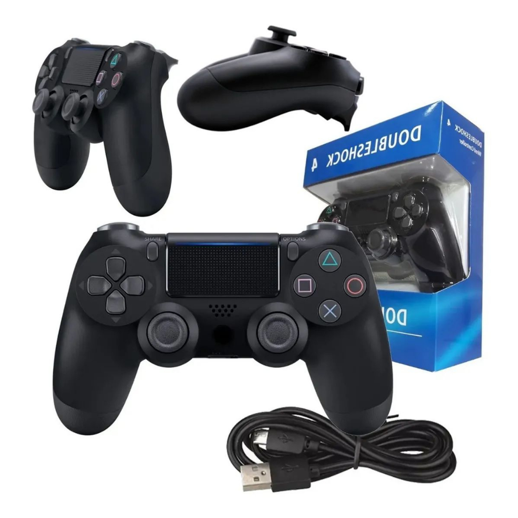 Controle joystick sem fio Playstation Dualshock 4 Pc - Envio rapido