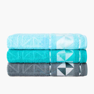 Kit 3 Toalhas de Banho Banhão Gigante Luxo Diamante 74x150cm Toque Mágico Toalhas