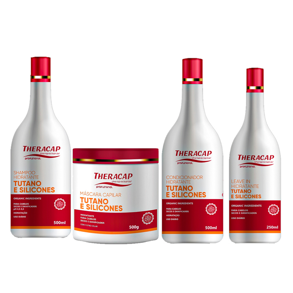 Kit Hidrataçao Profunda Profissional Tutano Para Cabelos Danificados ...