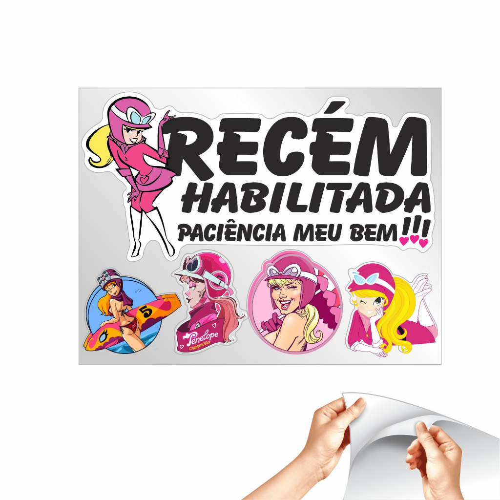 Adesivos Recem Habilitada Florks Meme - Paciencia Pufavooooo