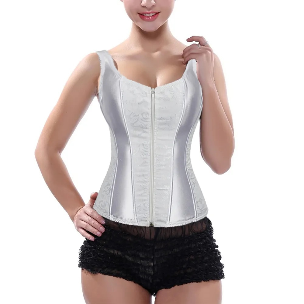 Corset Corselet Espartilho Modela Cintura Jeans Com Alça Linha