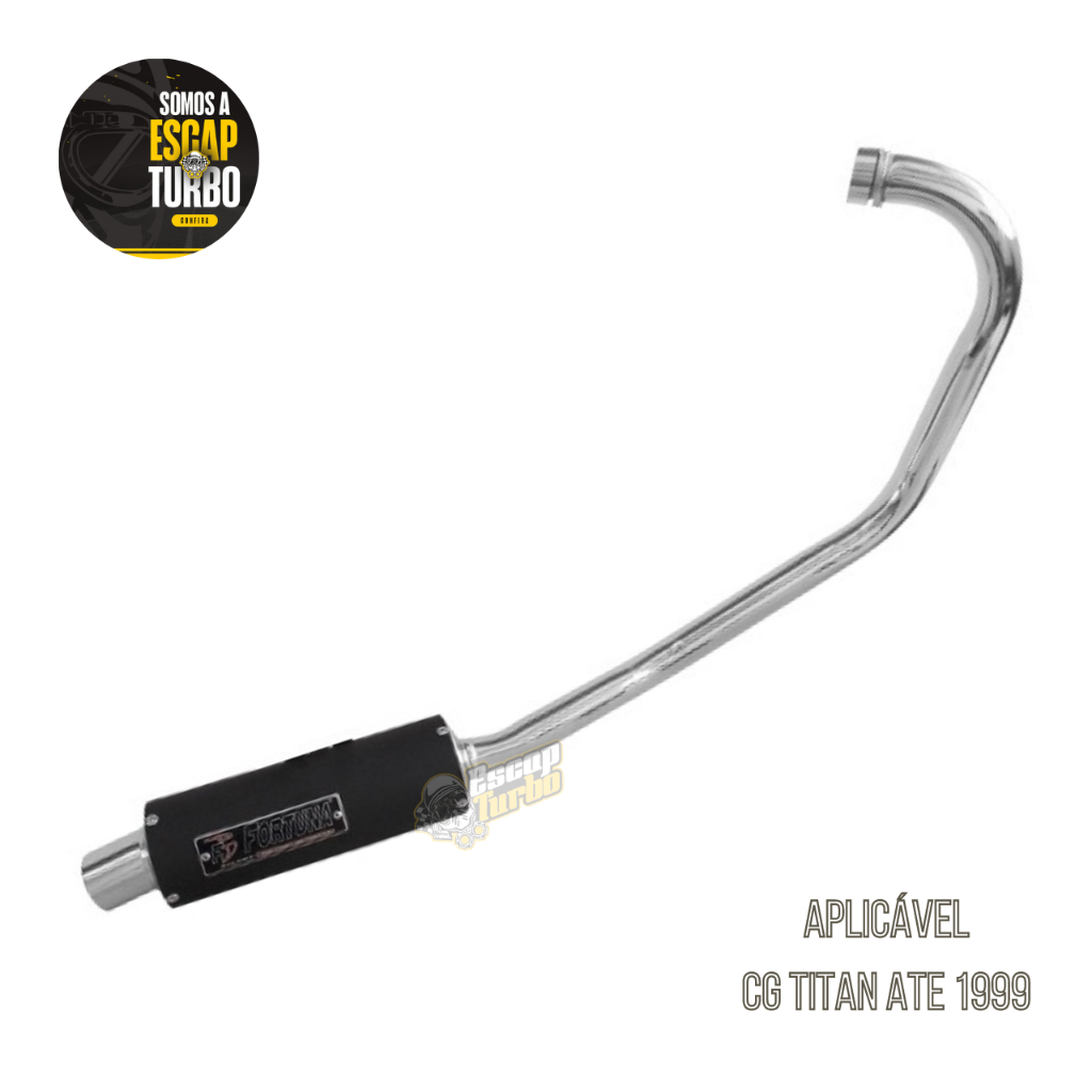 Escapamento Titan 99/ Cg 85 Mini Turbo Fortuna | Shopee Brasil