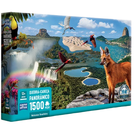 Quebra-Cabeça Puzzle Natureza Brasileira Panorâmico 1500 peças – Toyster