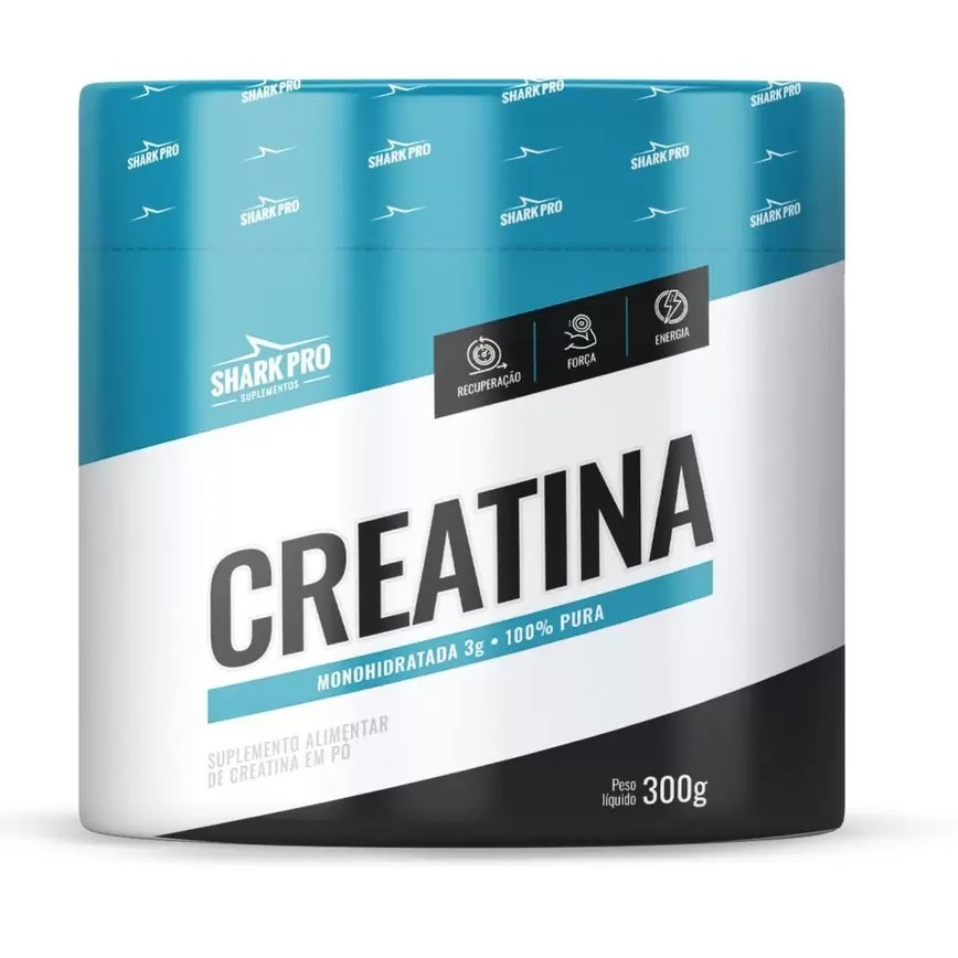 Creatine Monohidratada 100% Pura - Shark Pro | Shopee Brasil