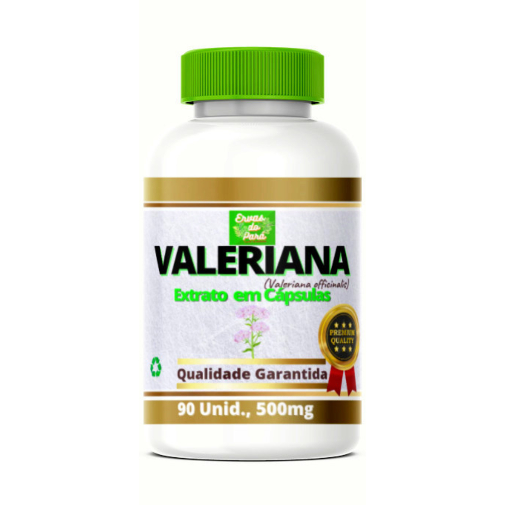 Valeriana, 90 Cápsulas De 500mg - Ervas Do Pará | Shopee Brasil