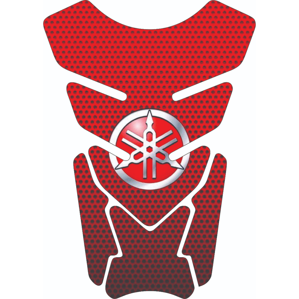 Protetor De Tanque Moto Resinado Tankpad Modelo Yamaha vermelho 2224