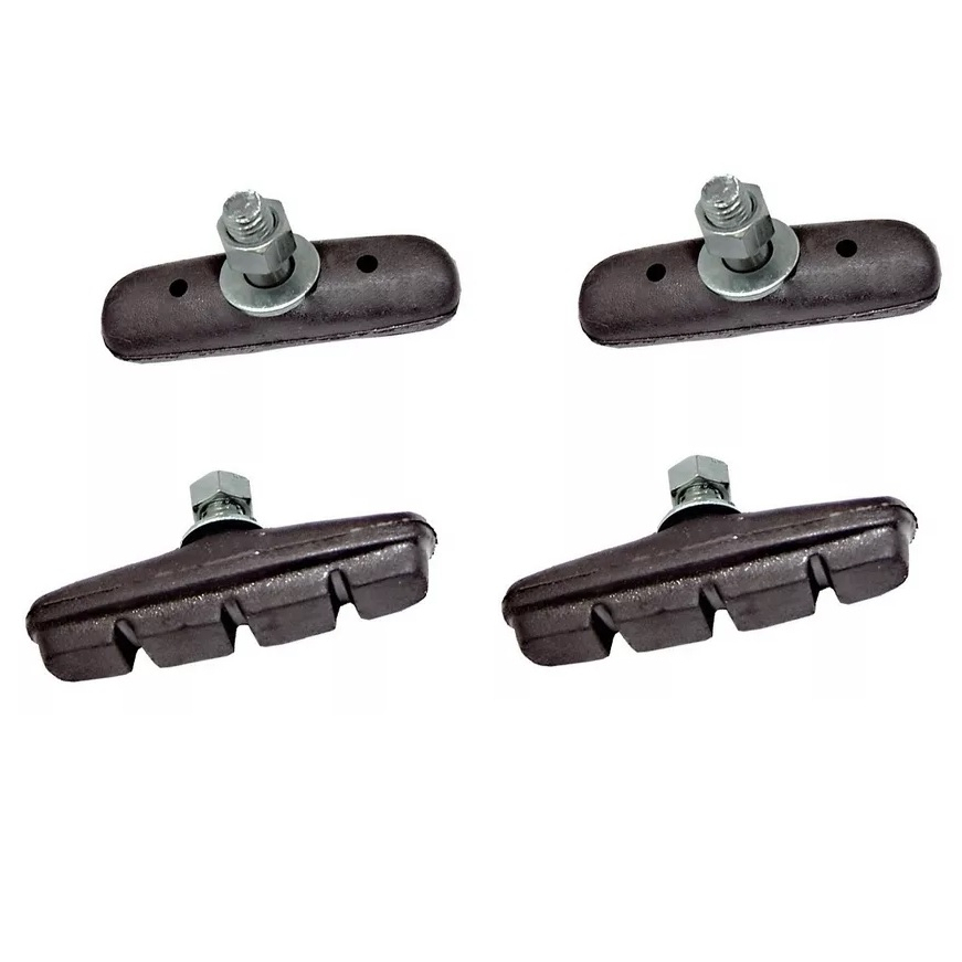 Borracha de Freio CROSS tipo Ferradura com Porcas para Bicicleta