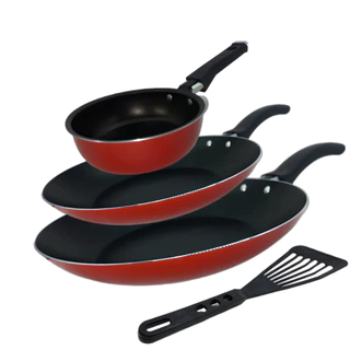 Conjunto De Frigideira 3 Peças Antiaderente Techflon Nacional em Oferta na Shopee