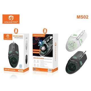 Mouse Gamer Com Ventilador e LED RGB 6 Botões - Hmaston