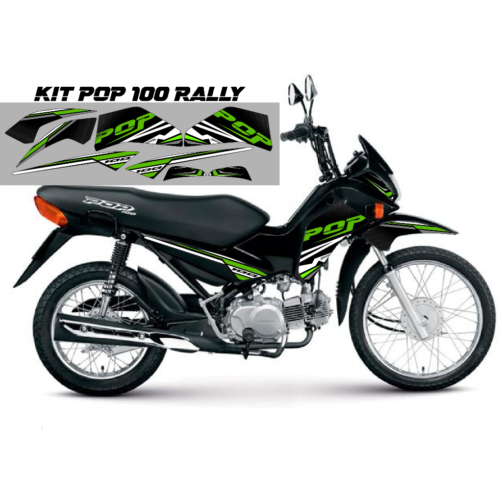KIT FAIXAS ADESIVAS POP 100 RALLY | Shopee Brasil