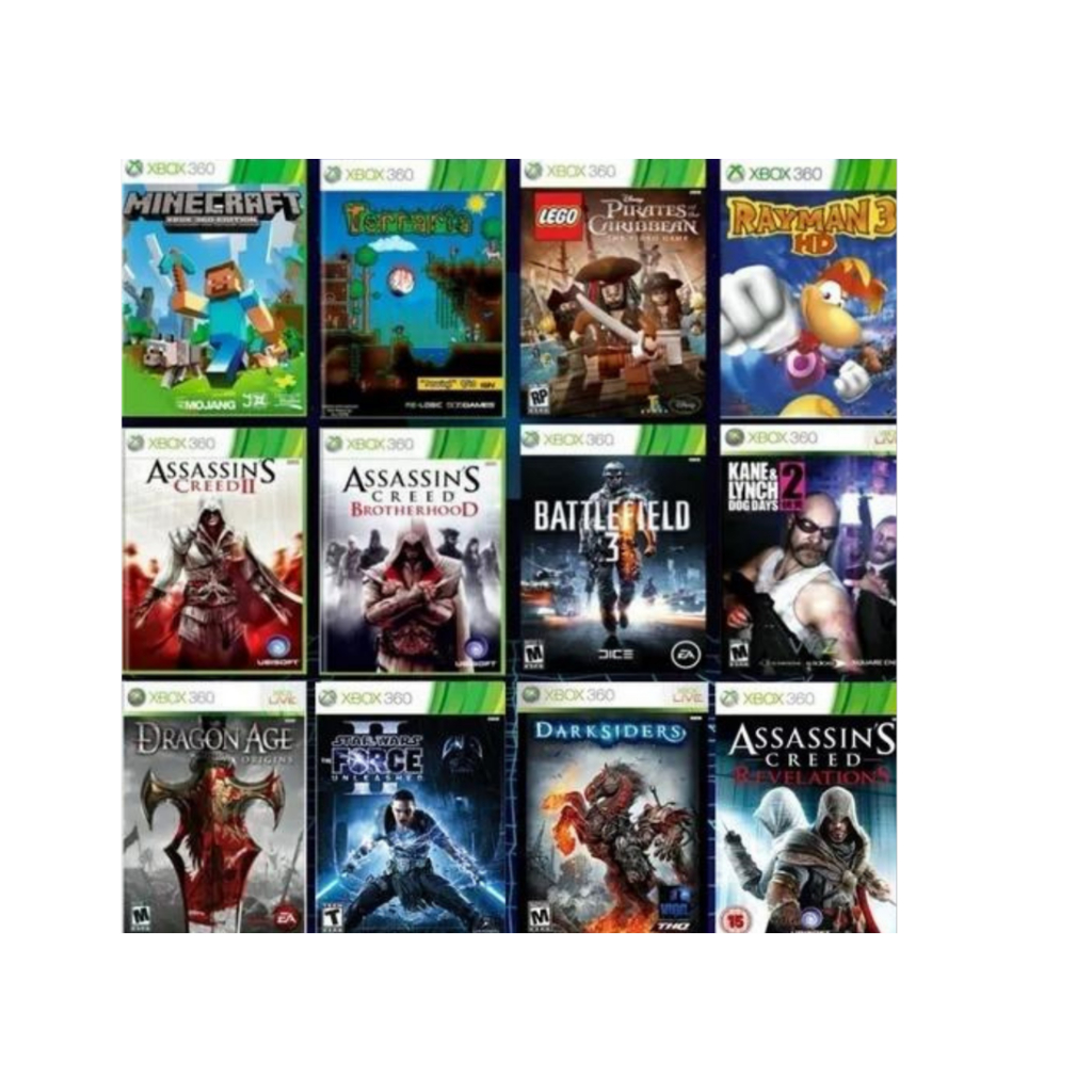 Pacote De 10 Jogos De Xbox 360 Patch Lt 3.0 A Sua Escolha - Desconto no  Preço