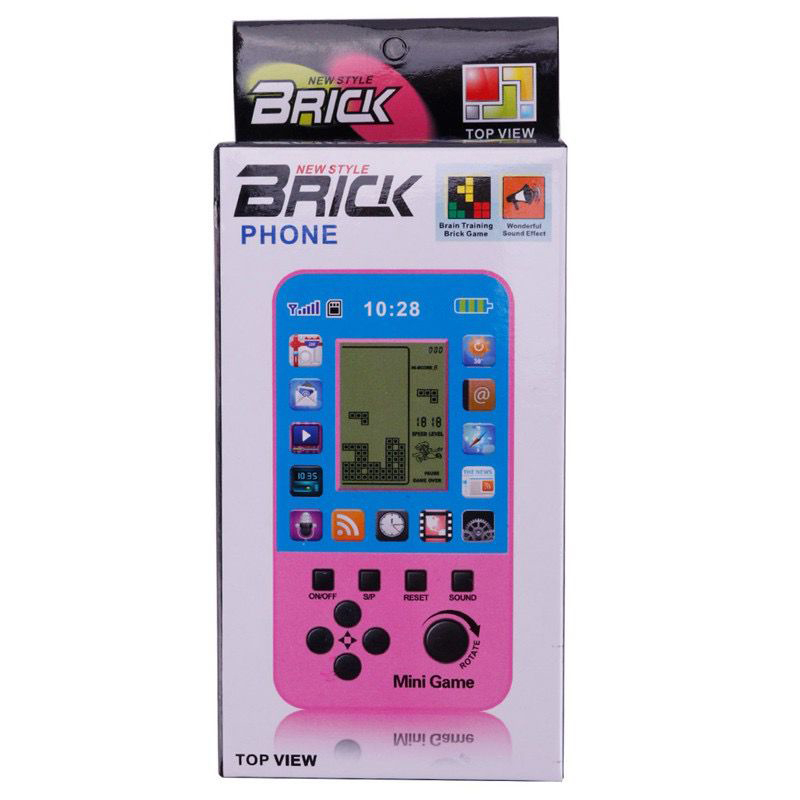 Brick game Jogo Eletrônico Tetris com LCD Portátil mini game