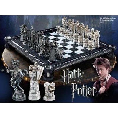Xadrez do Harry Potter, Jogo de Tabuleiro Santo Agostini Nunca Usado  39547110