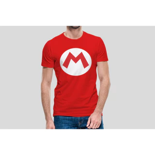 Camiseta do Mario Bros personalizada de algodão Adulto