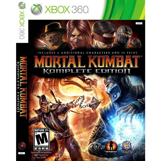 Mortal Kombat Komplete edition Xbox 360 original em mídia física