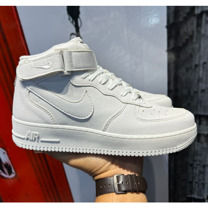 Tenis Air Force Nike Botinha Branco Tradicional Lançamento Air Force ...