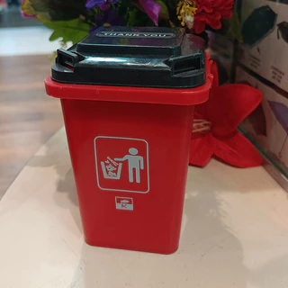 Porta caneta / Lixeira modelo cesto de lixo gari