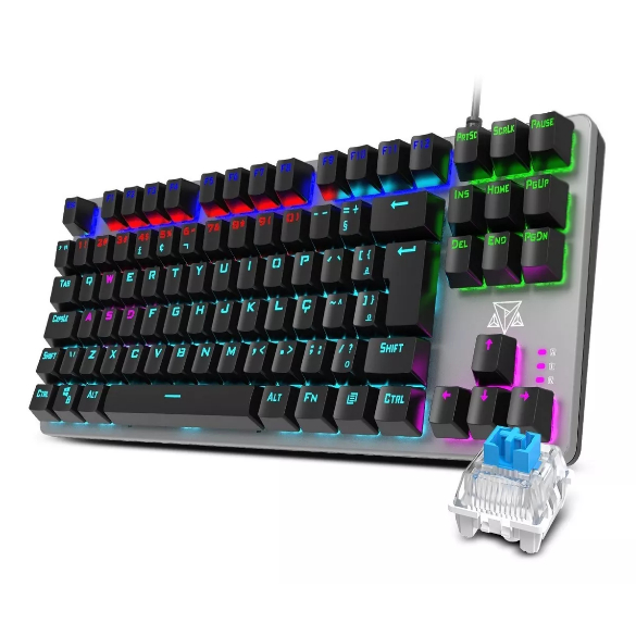 Teclado Gamer Mecanico Adamantiun Mini Shuriken Ak01 Usb Gaming