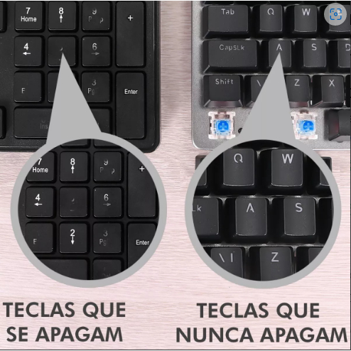 Teclado Gamer Mecanico Adamantiun Mini Shuriken Ak01 Usb Gaming