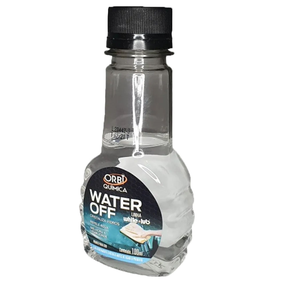 Water Off Cristalizador Imperbeabiliza Tratamento para Vidros De 100ml - Orbi Quimica