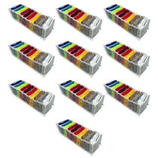 Kit 10 Colmeias Organizadoras Transparentes Gavetas