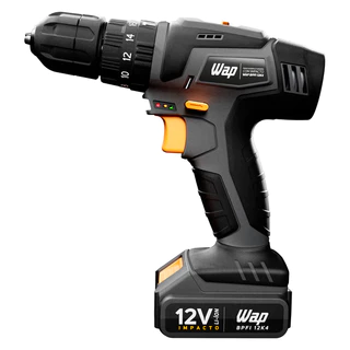 Parafusadeira E Furadeira De Impacto 12V Wap Bpfi 12K4 + Kit