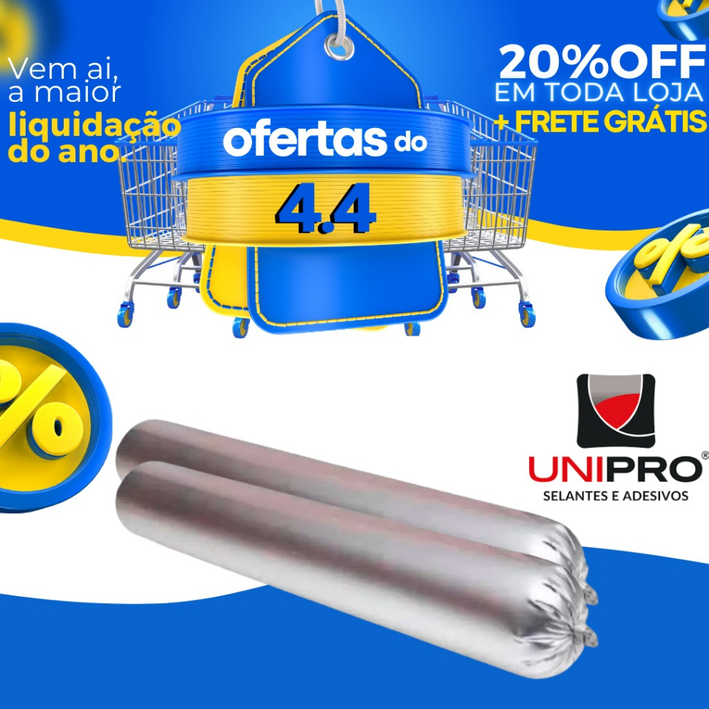 Pu40 Sachê Pu40 Pu Cola Veda Trincas,Calhas,Rufos,Placas,3D 800g Cinza UNIPRO