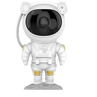 Projetor De Luz Noturna Luminária Astronauta Projeto Galáxia Led Nebulosa Estrelado Com Controle