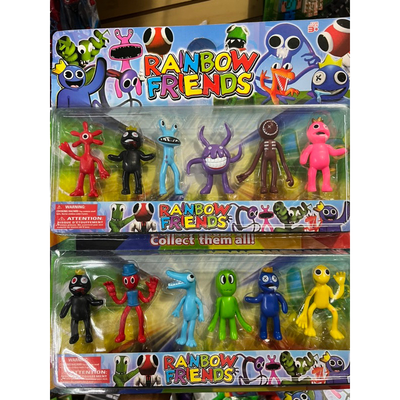 Kit 6 bonecos Rainbow Friends (Amigos Coloridos) - Roblox - diversos  modelos