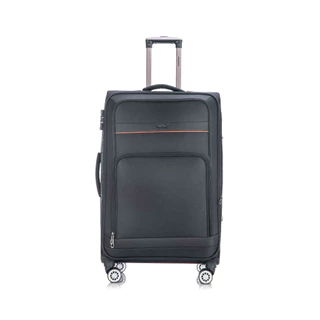 Mala De Viagem Grande 30Kg Tamanho G Super Leve Rodas 360 Santino - ALKV401G