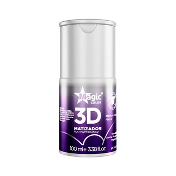 Matizador Magic Color - Branco 100ml - Efeito Platinum 3D | Shopee Brasil