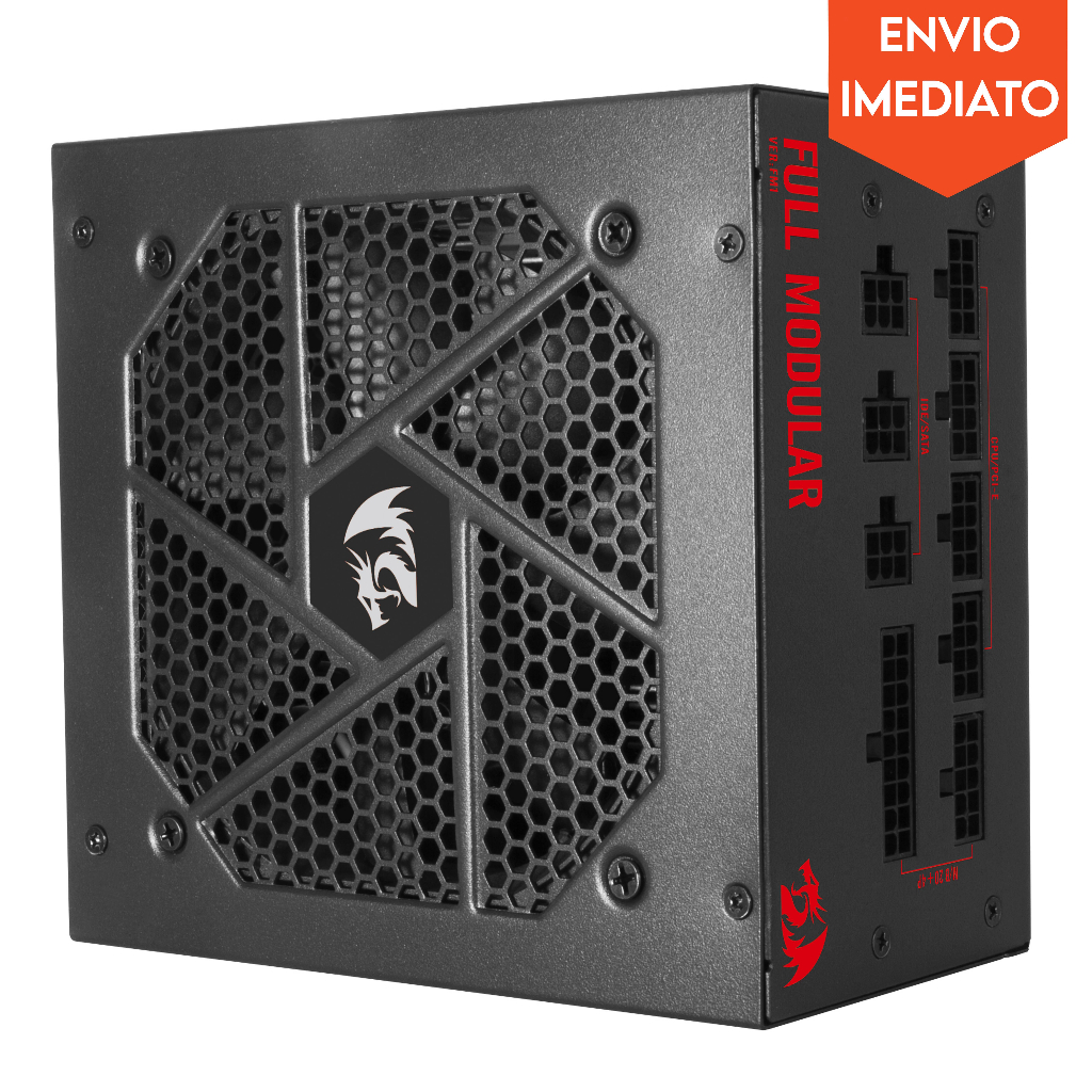 Fonte Redragon 750w Full Modular Gold 80 Plus GC-PS009-1