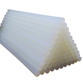 Refil de cola quente bastão silicone Grossa/Fina -Off Whit-Leitosa mm biju