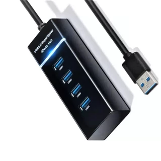 Hub Usb 3.0 4 Portas Led Indicador Super Rapido de alta Velocidade 5.0 Gbps